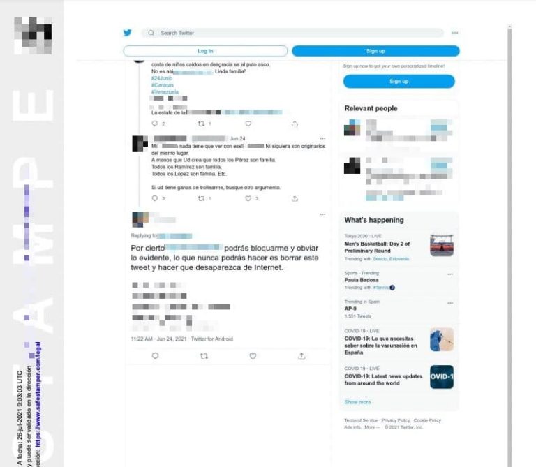 IDN.tt – Aseguramos la prueba de las Violaciones de Derechos en el entorno digital, obteniendo evidencias y certificándola.